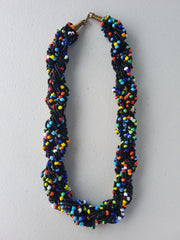 African Multi-coloured Beaded Necklace