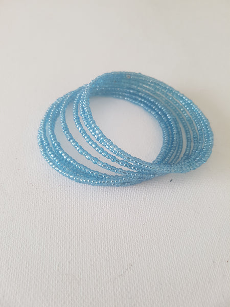 Light Blue Slinky Bracelet