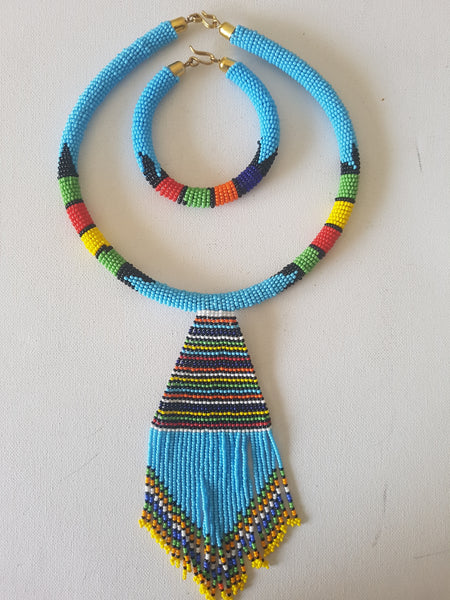 Chands Zulu necklace With Matching Bracelet
